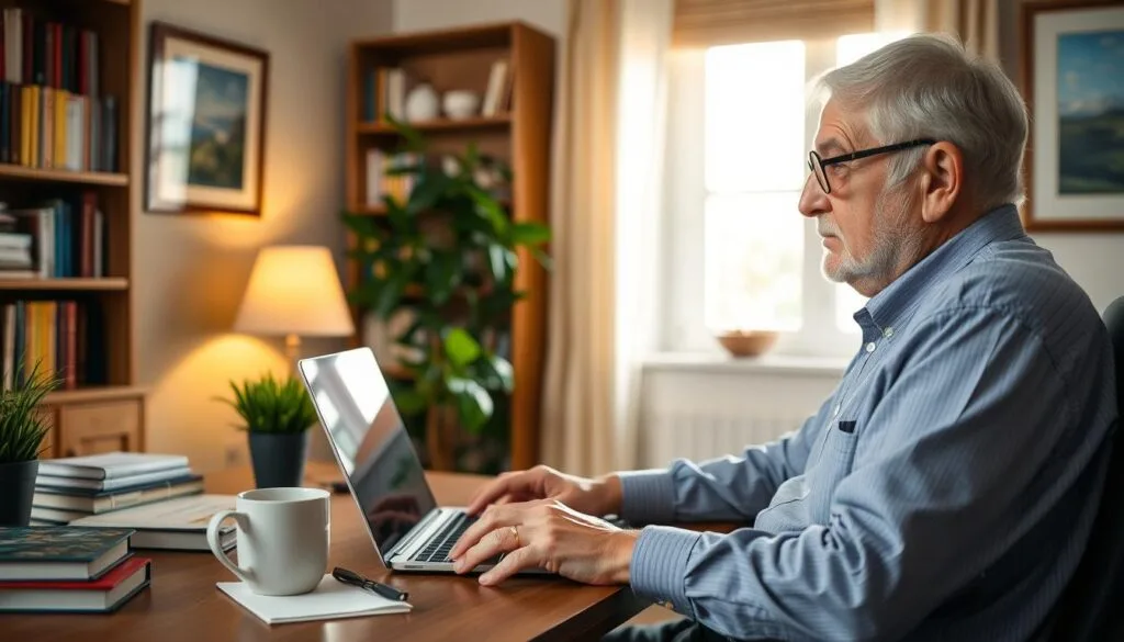 Como ganhar renda extra na internet depois dos 60+